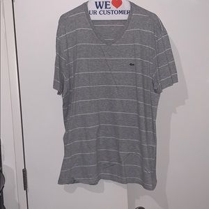 Lacoste Pima cotton v neck tee